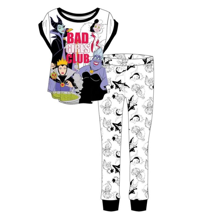 LADIES DISNEY VILLAINS PYJAMAS PL1085