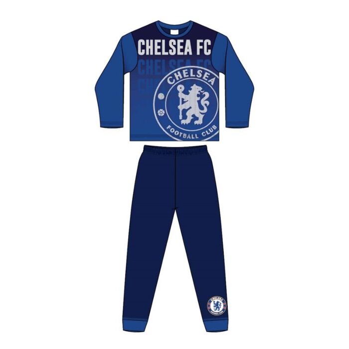 BOYS OLDER CHELSEA FC SUBLIMATION PYJAMAS PL1290